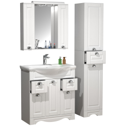 Quadro di Ezooza Set Bagno Completo 4 Pezzi Mobile con