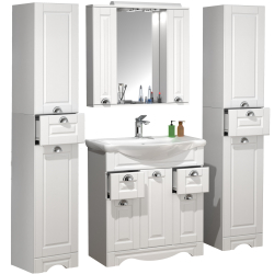 Quadro di Ezooza Set Bagno Completo 5 Pezzi Mobile con