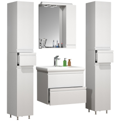 Sistema di Ezooza Set Bagno Completo 5 Pezzi Mobile