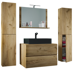 Luce Set Bagno 5 Pezzi Mobile sospeso 2 casetti con | Ezooza