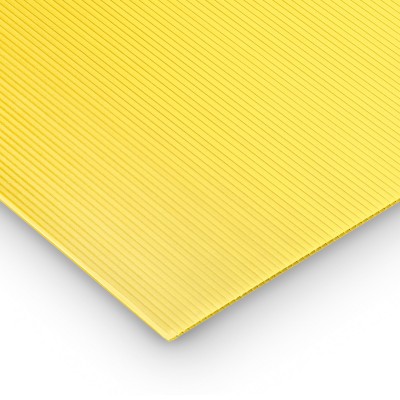 Polipropilene alveolare-polionda, colore Giallo, 150 x 50 cm