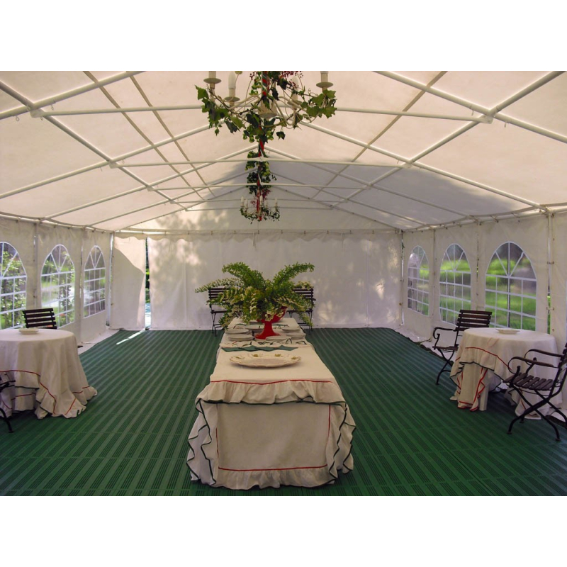 Piastrella in Plastica da Esterno e Giardino Piena. Confezione da 192 pezzi equivalente a 31 m2