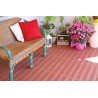 Piastrella in Plastica da Esterno e Giardino 60 x 60 cm Piena. Confezione da 128 pezzi equivalente a 46 m2