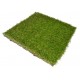 Confezione da 12 pezzi Greenplate piastrella modulare in plastica con erba sintetica 37,7 x 37,7 cm per coprire 1,75 m2