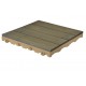 Woodstile pavimentazione modulare in legno base in plastica HDPE 40 x 40 cm PEZZI 132 equivalente a 21 m2