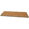 Woodstile pavimentazione modulare in legno base in plastica HDPE 40 x 40cm PEZZI 44 equivalente a  21 m2