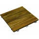 Listoplate pavimentazione modulare in legno per esterni base in plastica HDPE 55 x 55 cm PEZZI 34 equivalente a 10 m2