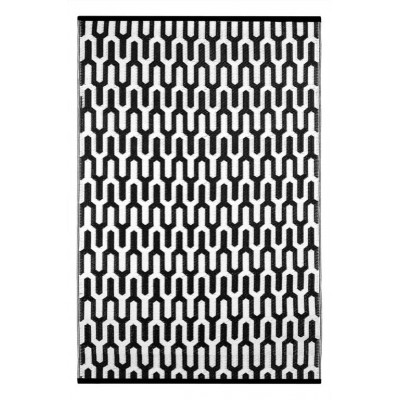 Tappeto "Zig Zag" in plastica reversibile, adatto per interni ed esterni,  resistente alle intemperie