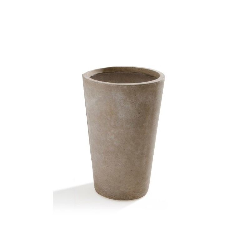 Vaso in Argilla mista Fibra di Vetro MAXIME, colore BEIGE, misura XL