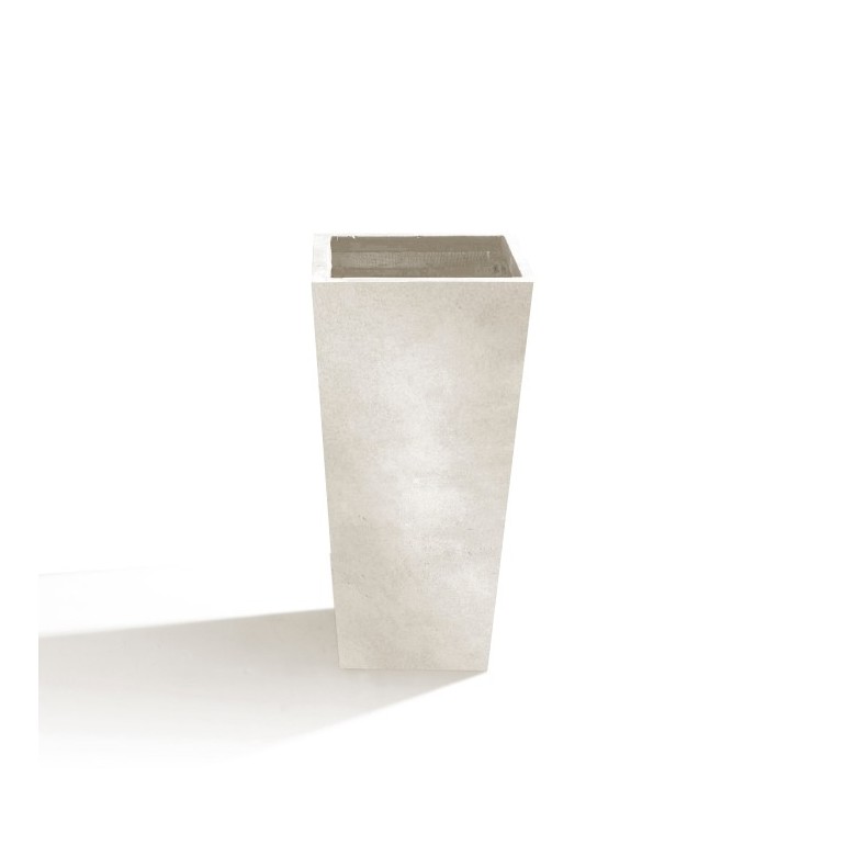 Vaso in Argilla mista Fibra di Vetro RAPHAEL, colore AVORIO, misura XL