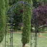 Arco di Trionfo Decorativo da Giardino in Ferro, 38x140x240h cm