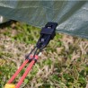 Pinze Tenditelo con Occhielli, colore NERO, set da 4 pezzi