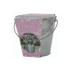 Kit Coltivazione Fiori di Petunia, con vaso in metallo, terriccio e semi