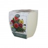 Kit Coltivazione Fiori di Dalia "Starlight", con vaso in ceramica, terriccio e semi
